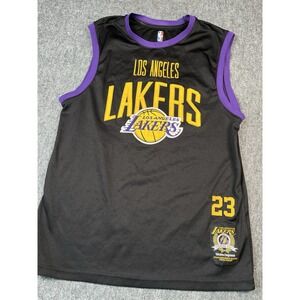 NBA Men's Los Angeles Lakers #23 Sleeveless Basketball Tank Top‎ Black VXMH164S